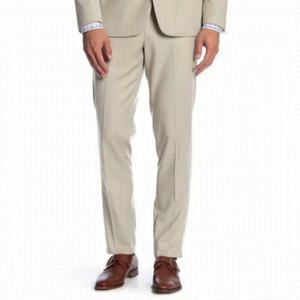 NEW Soul of London Suit Pants Size 35R Simons Formalwear Dress Pants Beige Tan‎